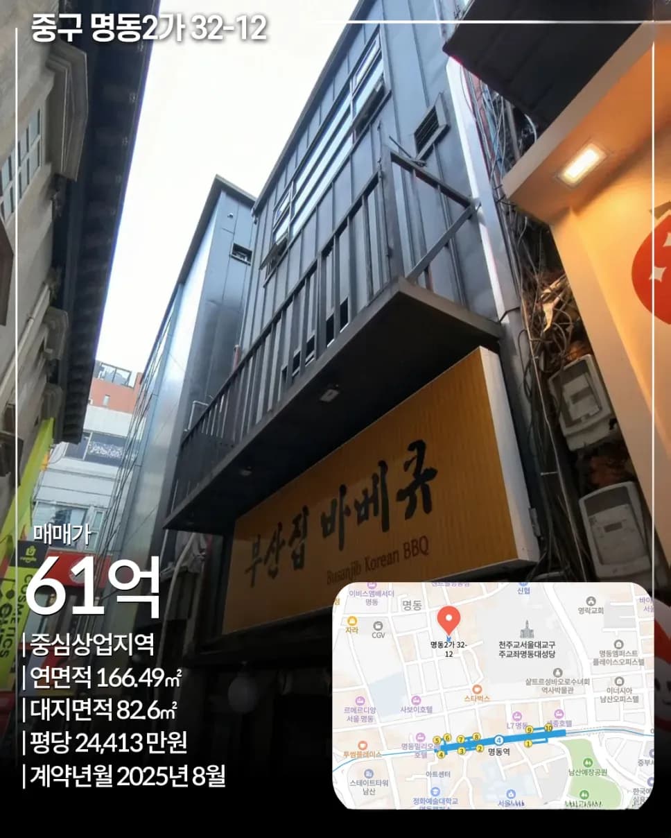 성수동2가 289-8 360억 원 거래 빌딩 전경