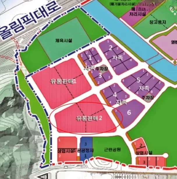 고덕 이케아 신축 현장 조감도