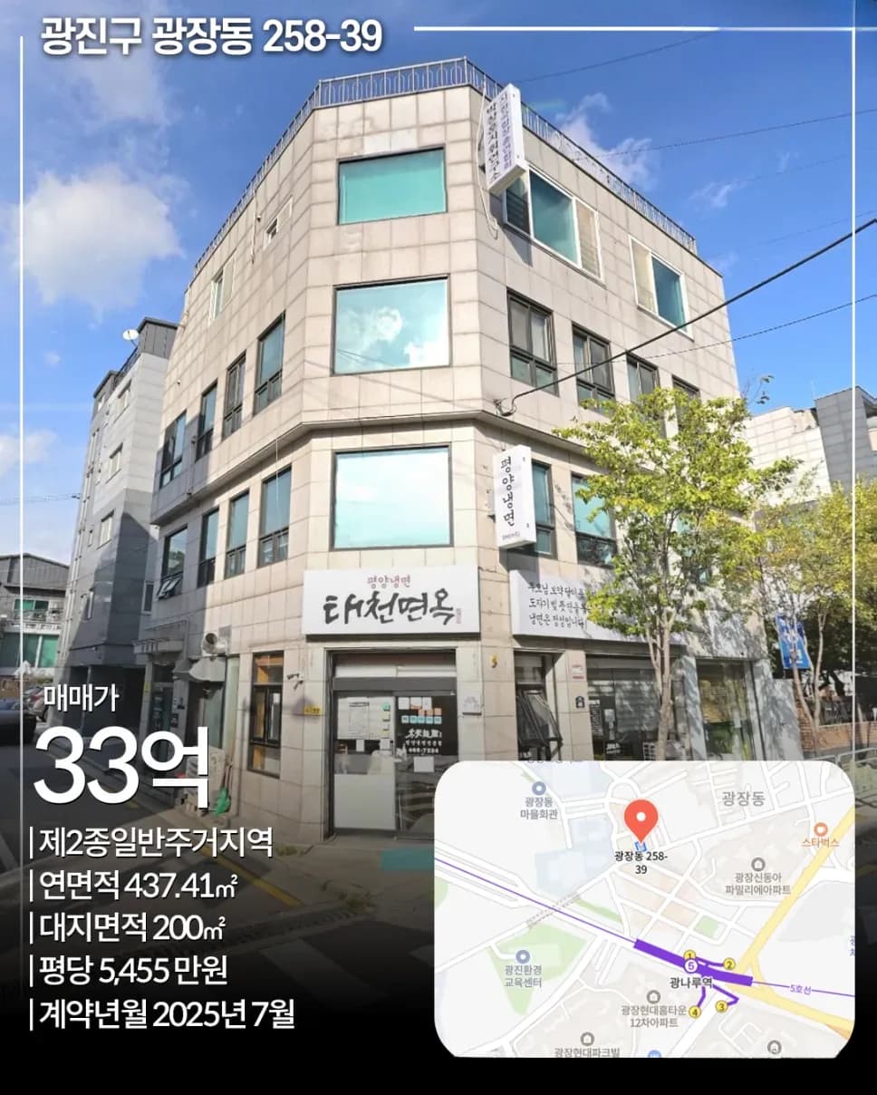 광진구 광장동 258-39 빌딩 외관