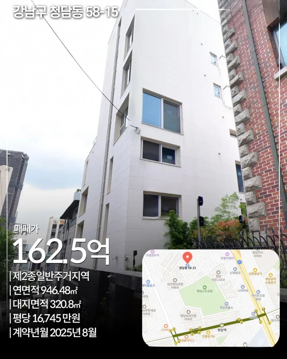 강남구 청담동 58-15 신축 빌딩