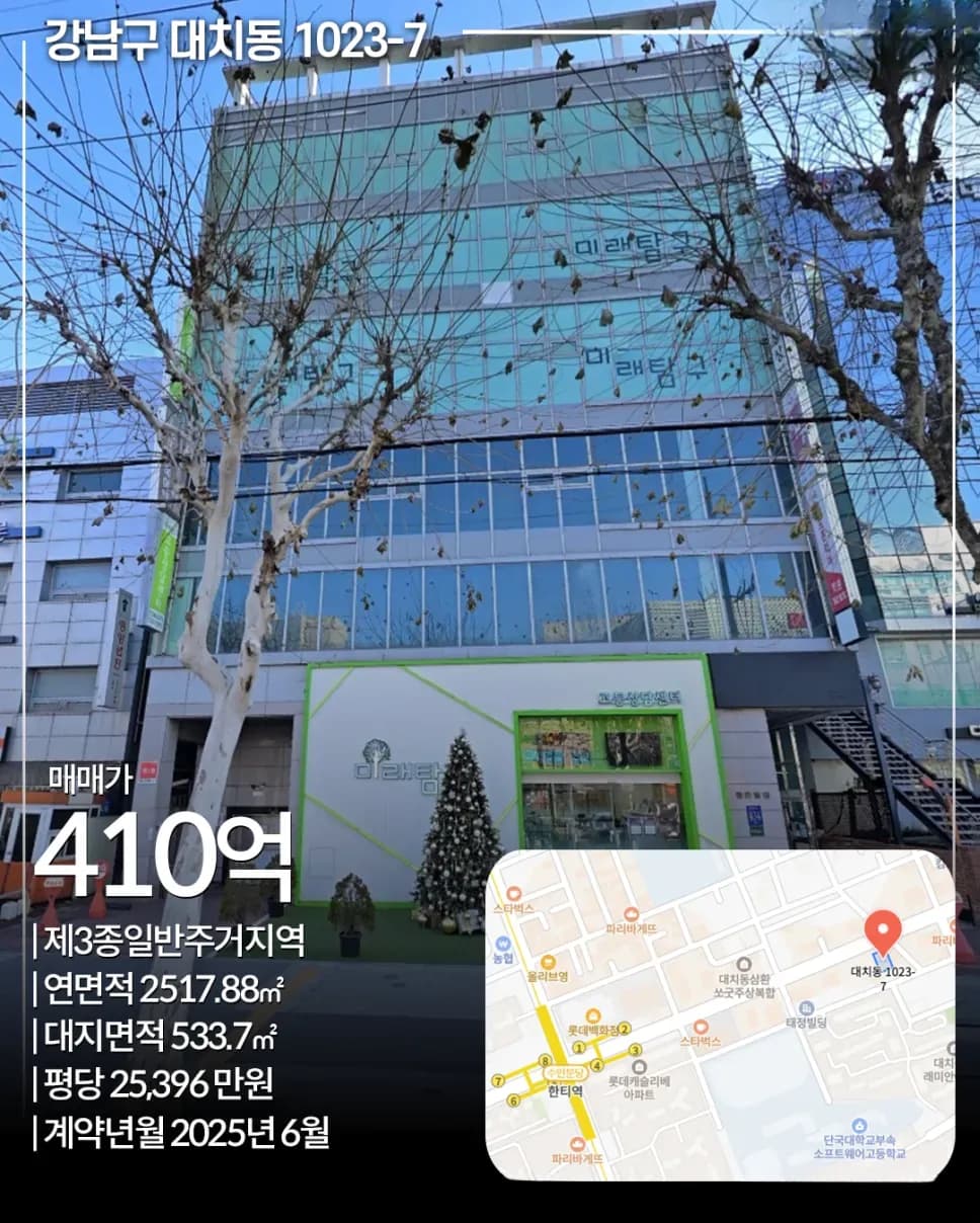 6개 권역 거래 요약