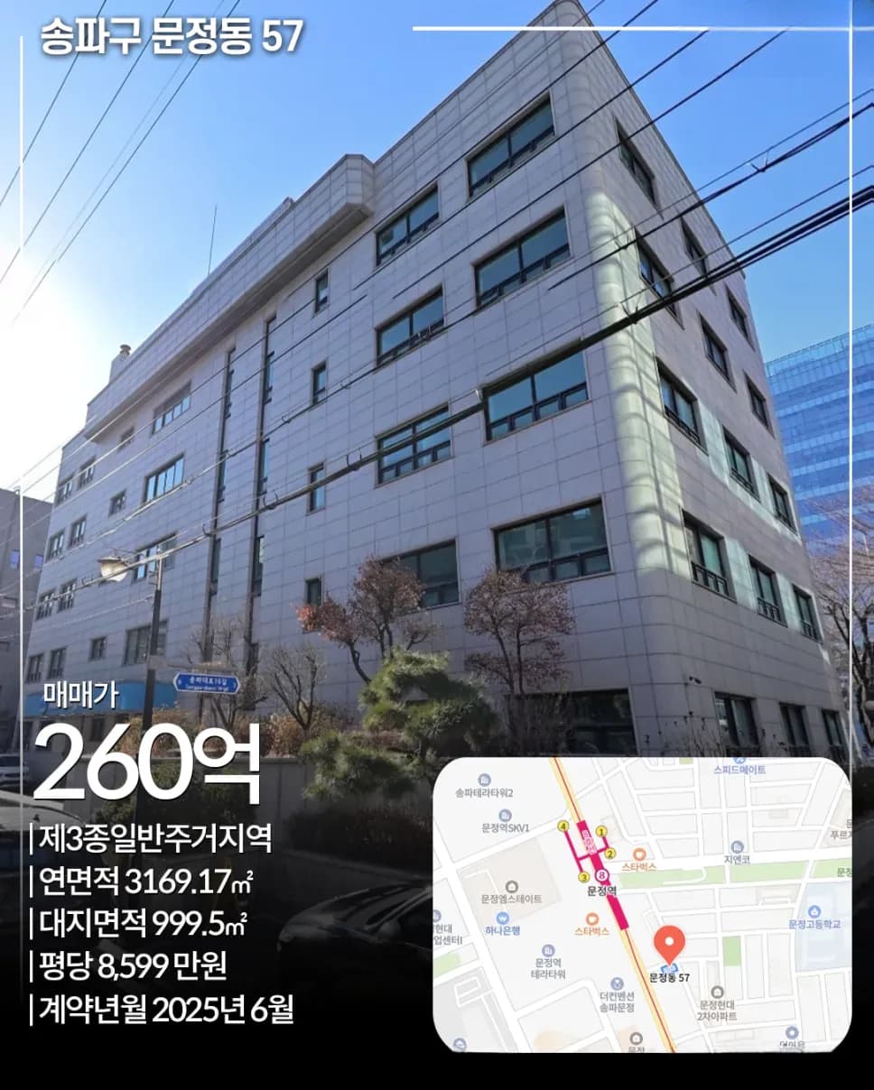 송파 문정동 57 빌딩 외관