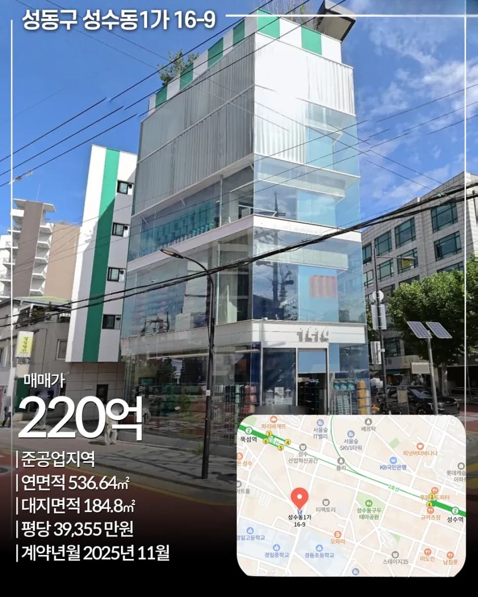 서울 빌딩 매각 사례 표
